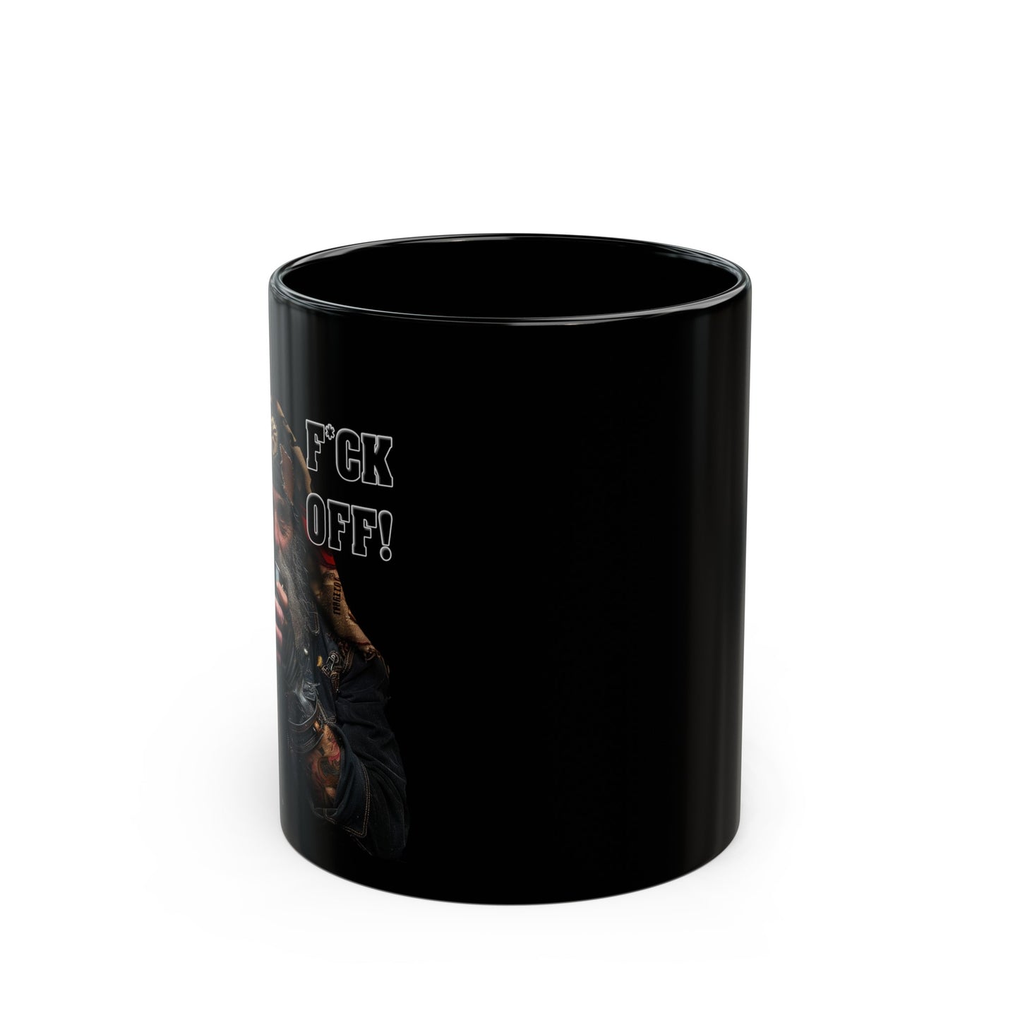 Biker #1 - Black Mug (11oz)  UK