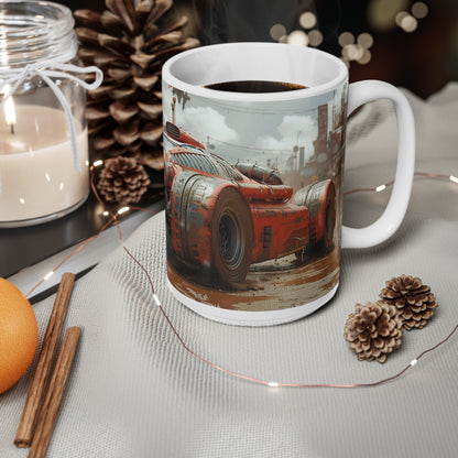 Futuristic Car 3 Ceramic Coffee Cups, 11oz, 15oz - UK