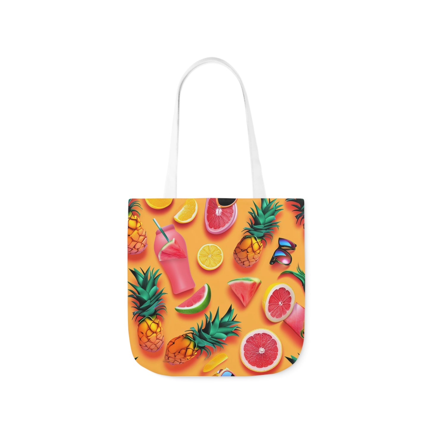 Summertime #4 - Polyester Canvas Tote Bag (AOP)