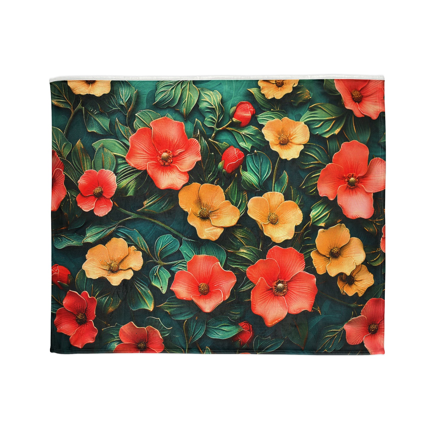 Chinoiserie #7 - Soft Polyester Blanket