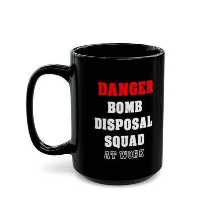 Bomb Disposal Black Mug (11oz, 15oz) UK