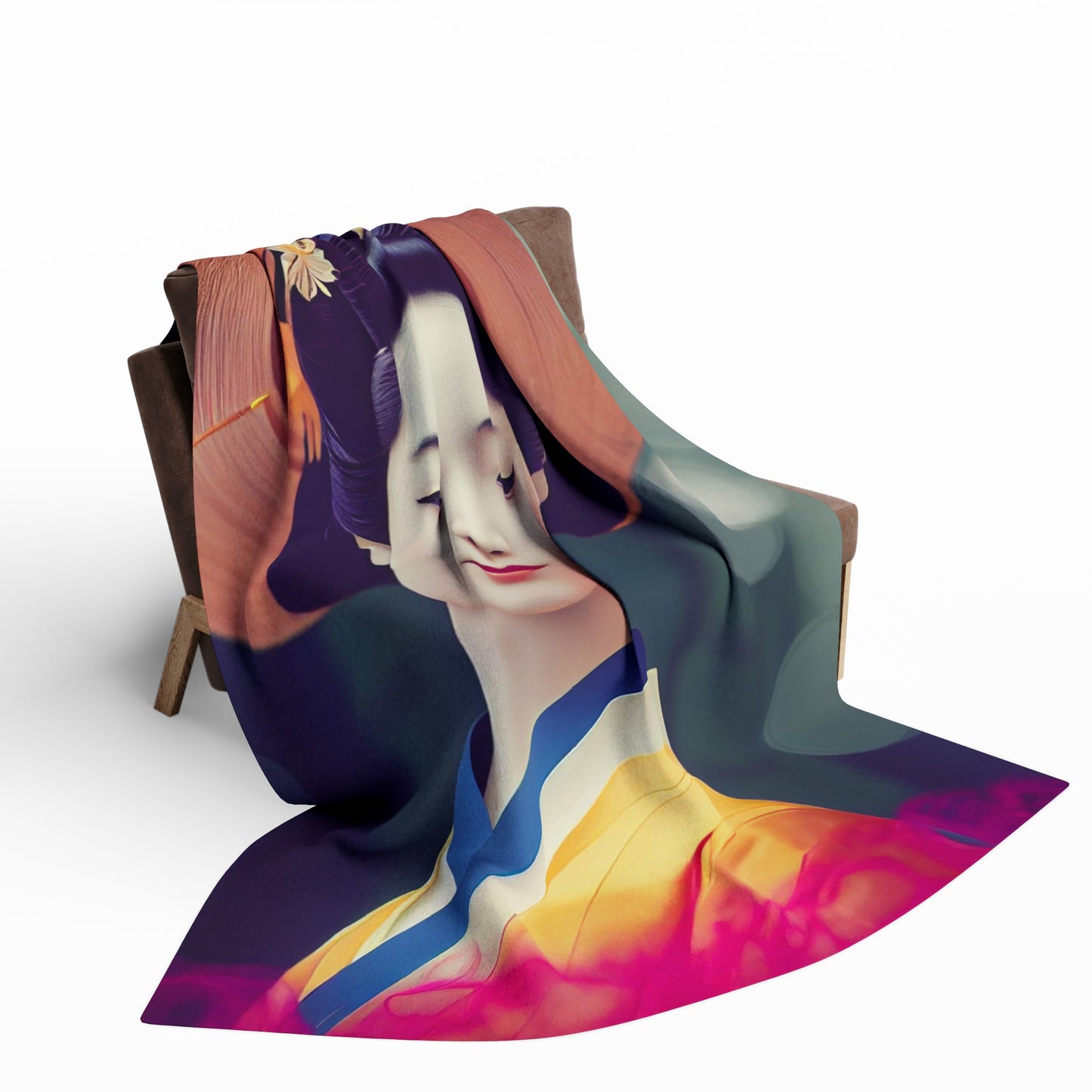 Geisha #3 Arctic Fleece Blanket