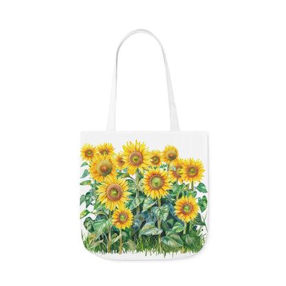 Sunflower Design - Polyester Canvas Tote Bag (AOP)
