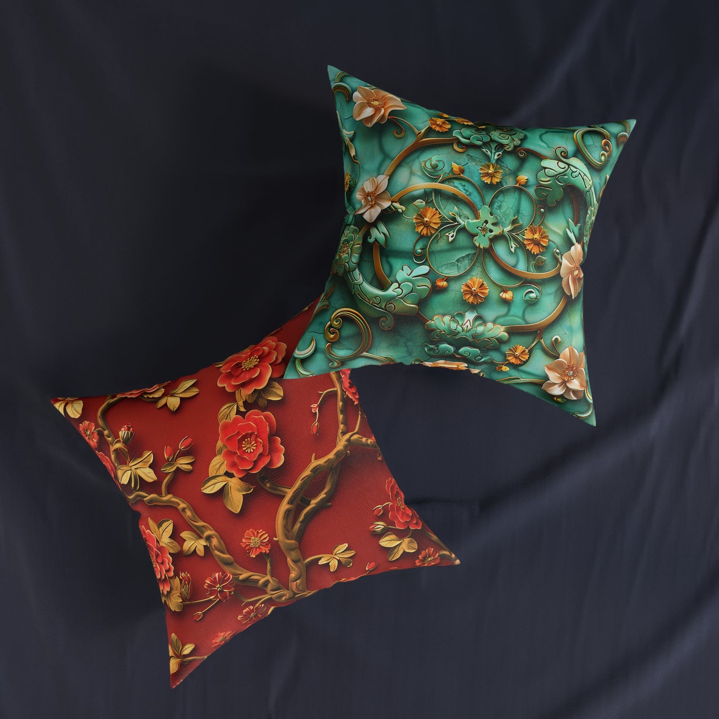 Vines - Square Pillow - UK