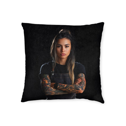 Tattoo Artist - Square Pillow - UK