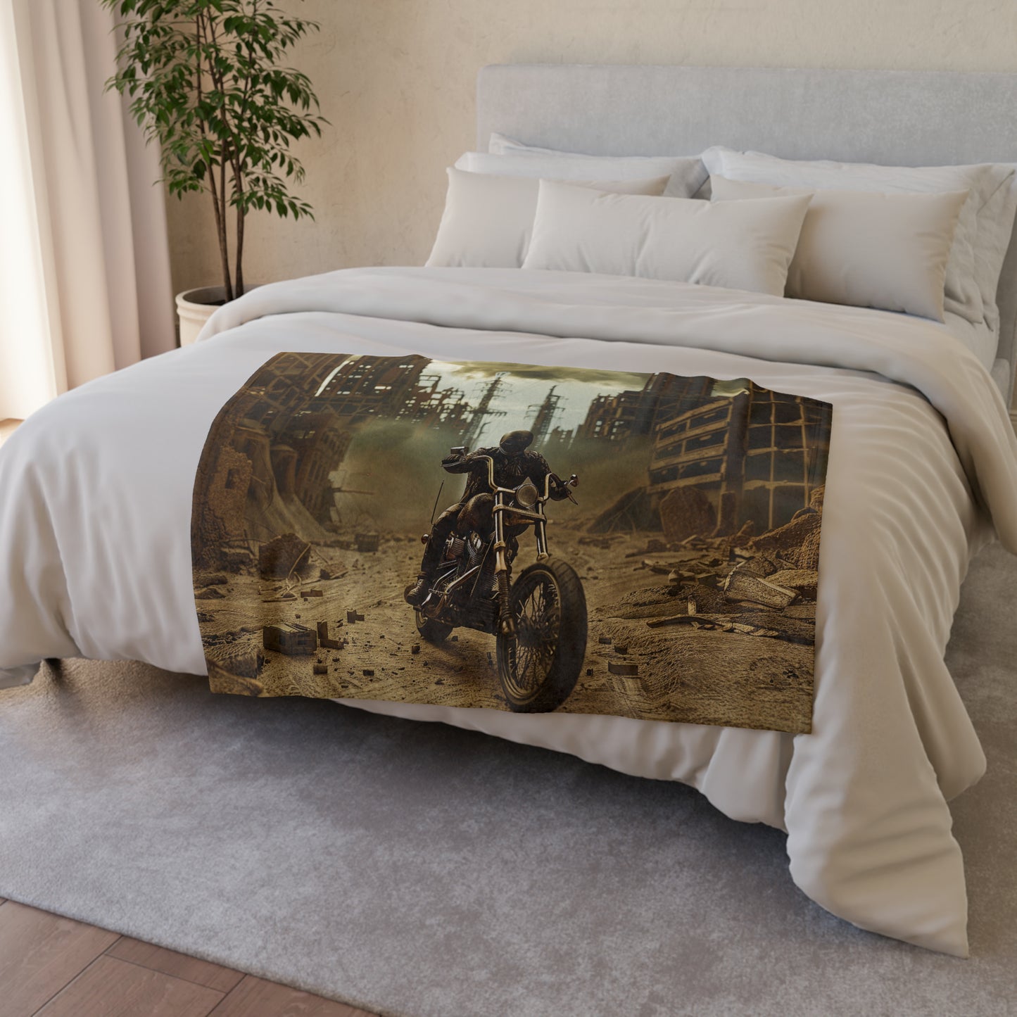 Biker #3 - Soft Polyester Blanket