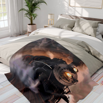 Steam Train #1 - Arctic Fleece Blanket - UK, USA
