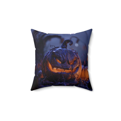 Halloween  - Spun Polyester Square Pillow - USA