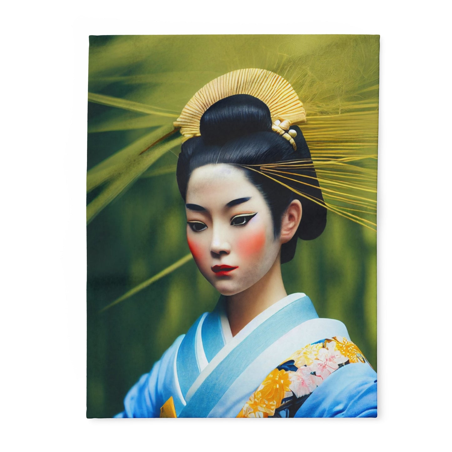 Geisha #4 Arctic Fleece Blanket