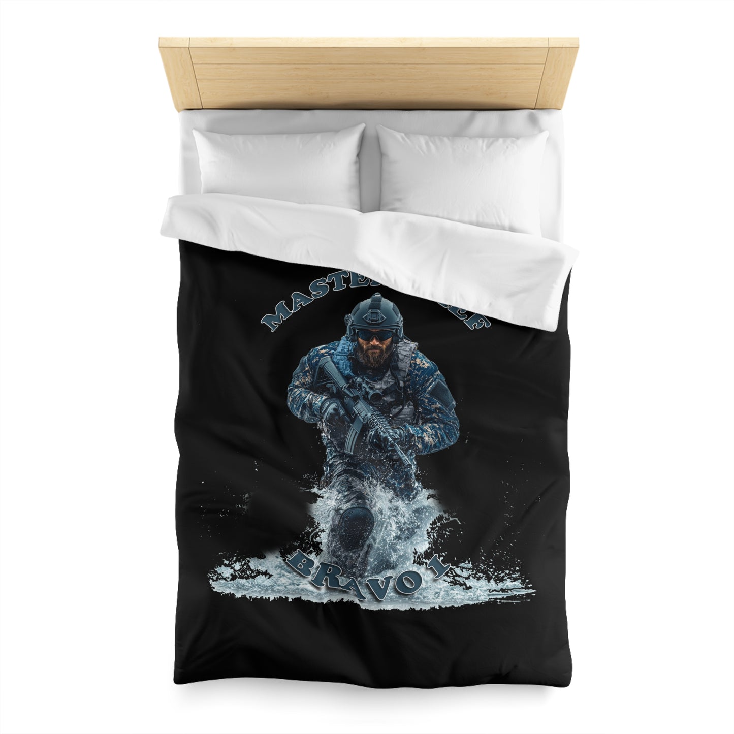 Master Chief Navy Seals - Microfiber Duvet Cover USA and UK