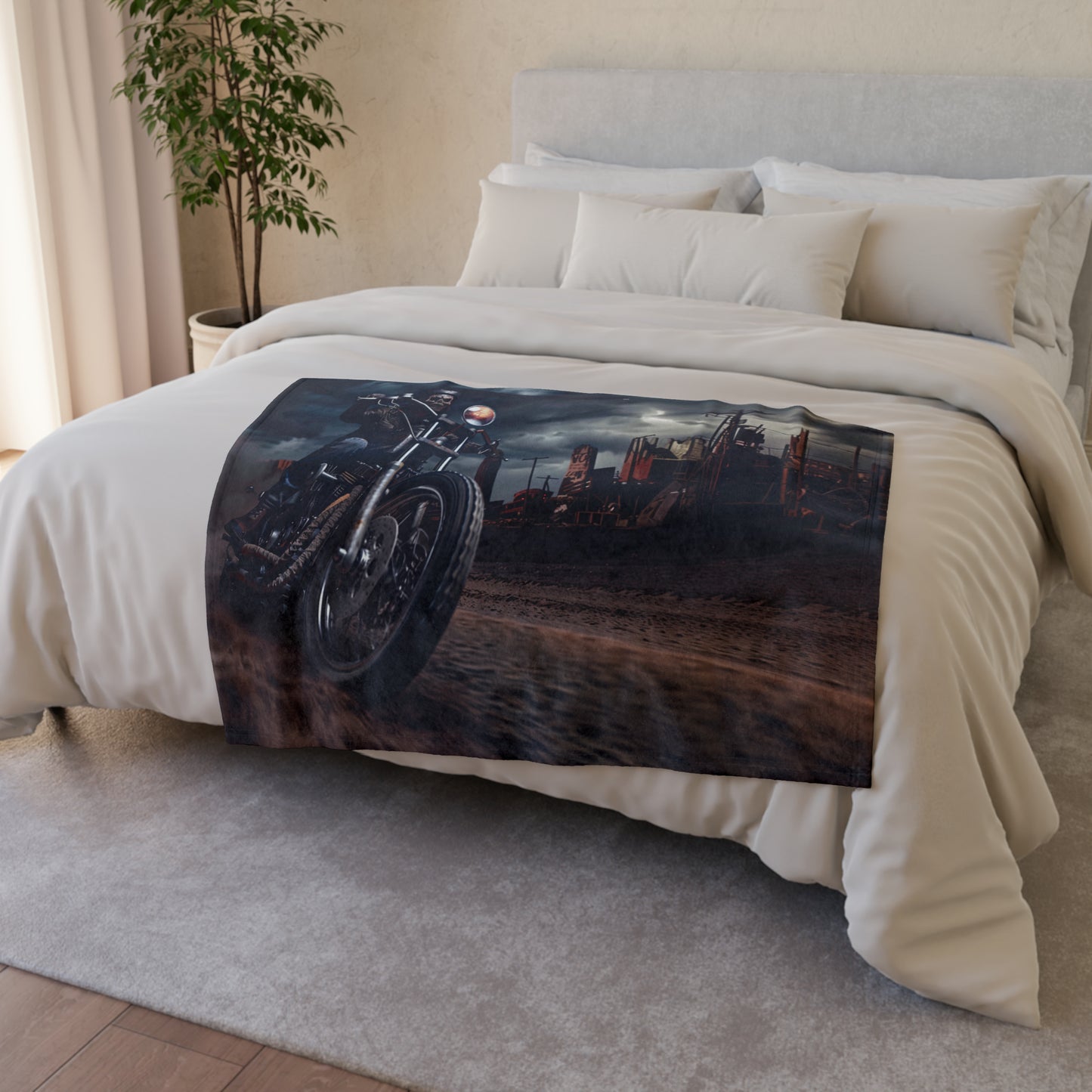 Biker #2 - Soft Polyester Blanket