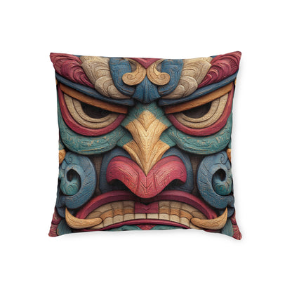 Tiki 1 - Square Cushion - UK