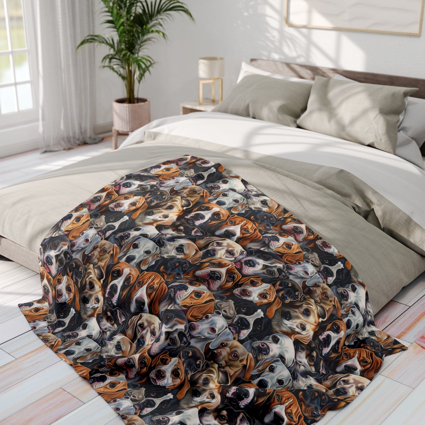 Dog Collage #1 Arctic Fleece Blanket - USA