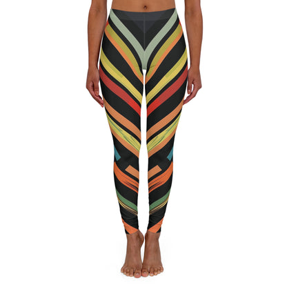 Stripes - Women's Casual Spandex Leggings - UK, USA, AUS