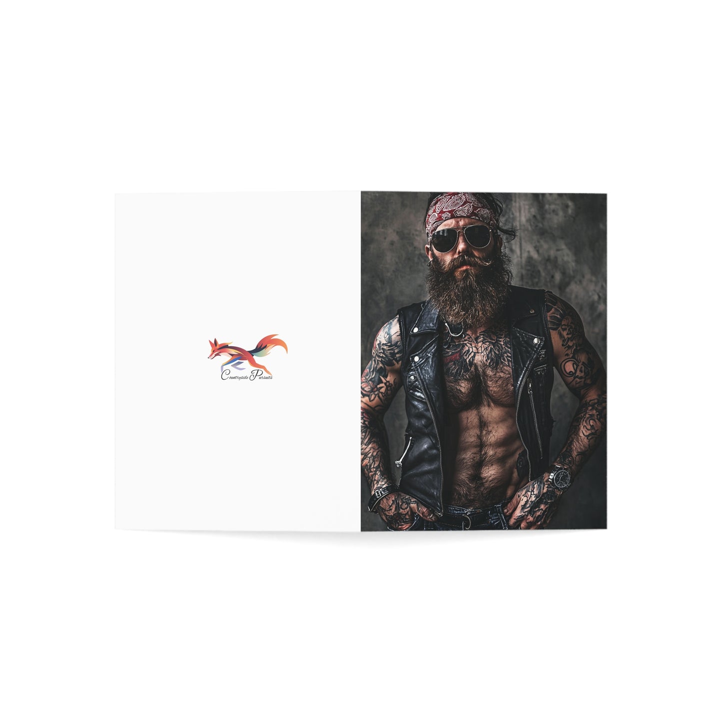 Large Hairy Biker Greeting Cards - Set of 1, 10, 30, or 50pcs for All Occasions - USA