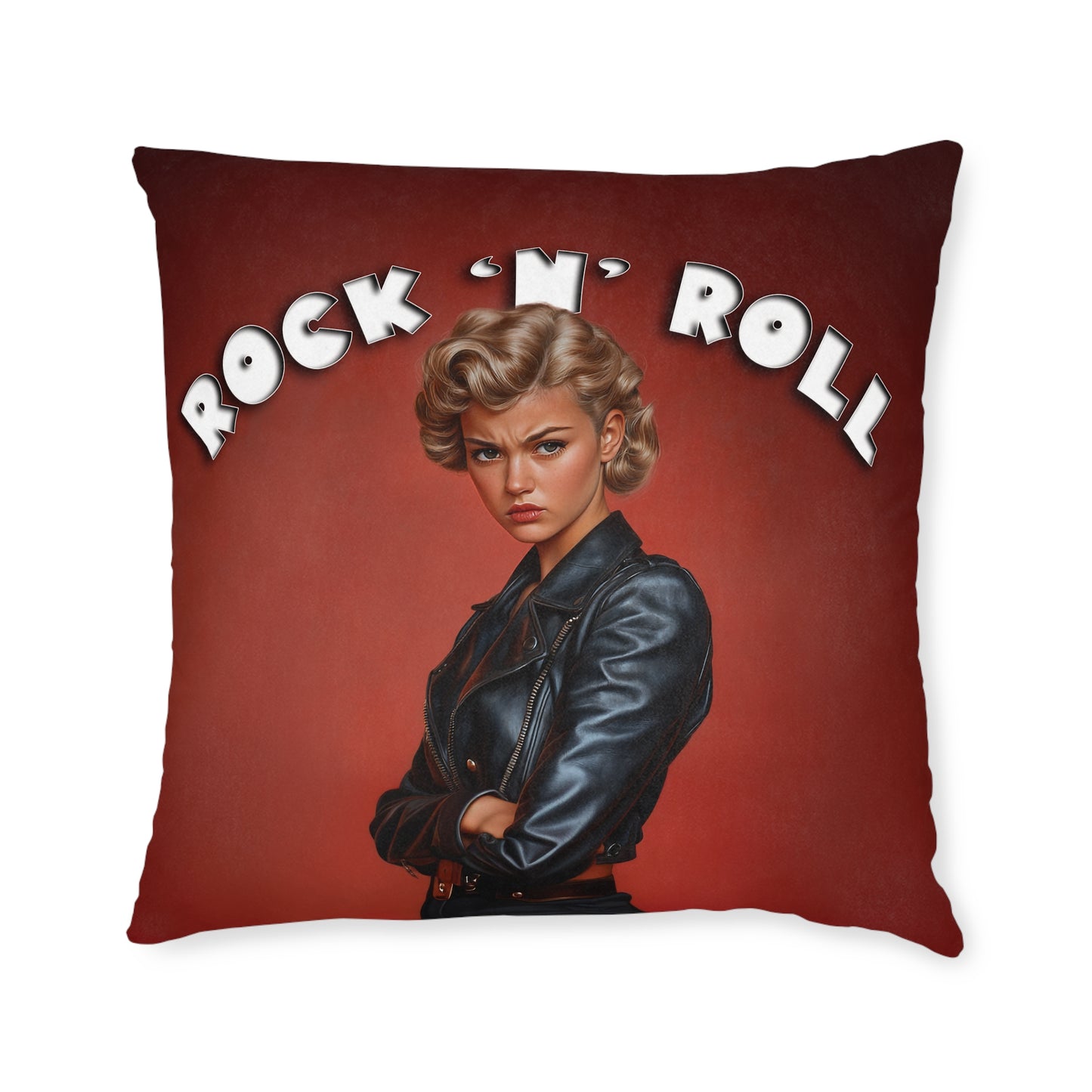 Rock n Roll - Square Pillow UK