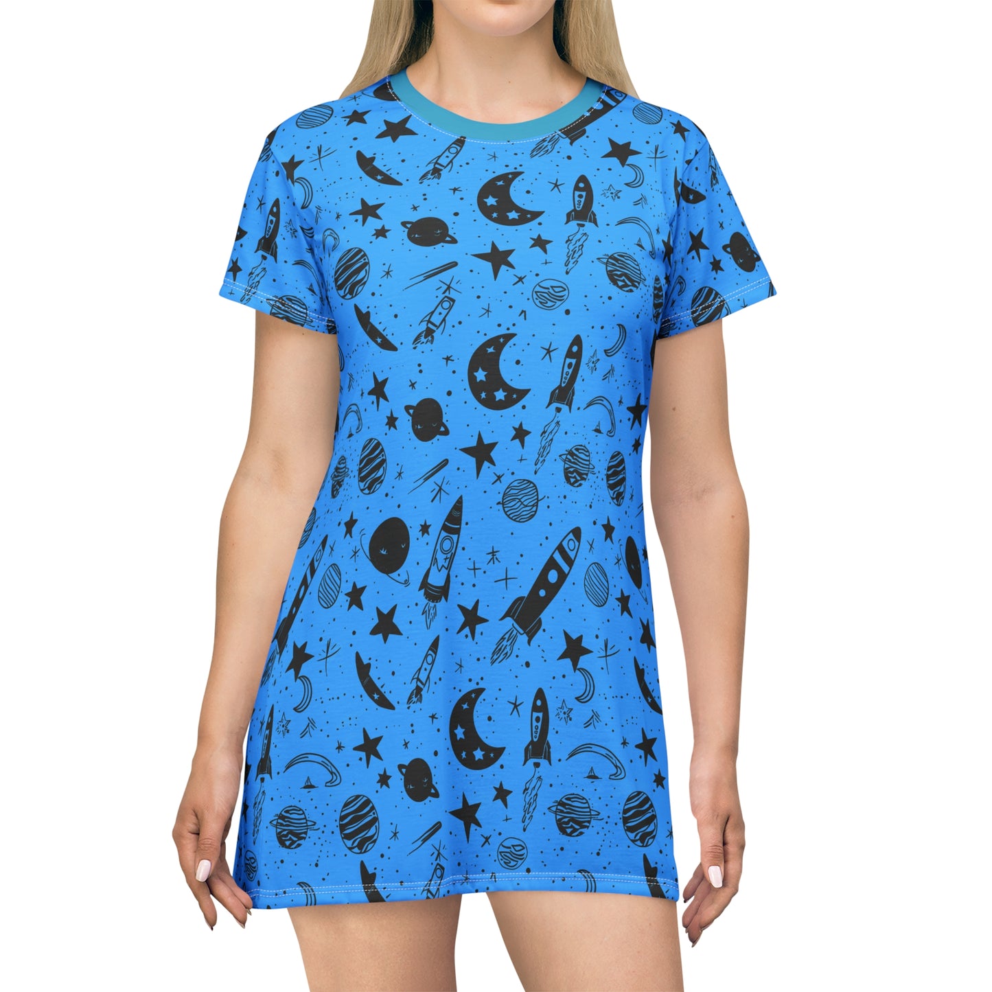 Space T-Shirt Dress - USA Only