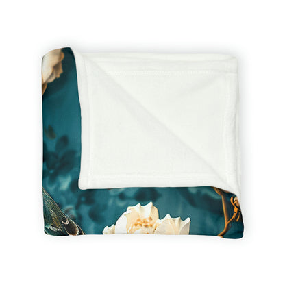 Chinoiserie #3 - Soft Polyester Blanket