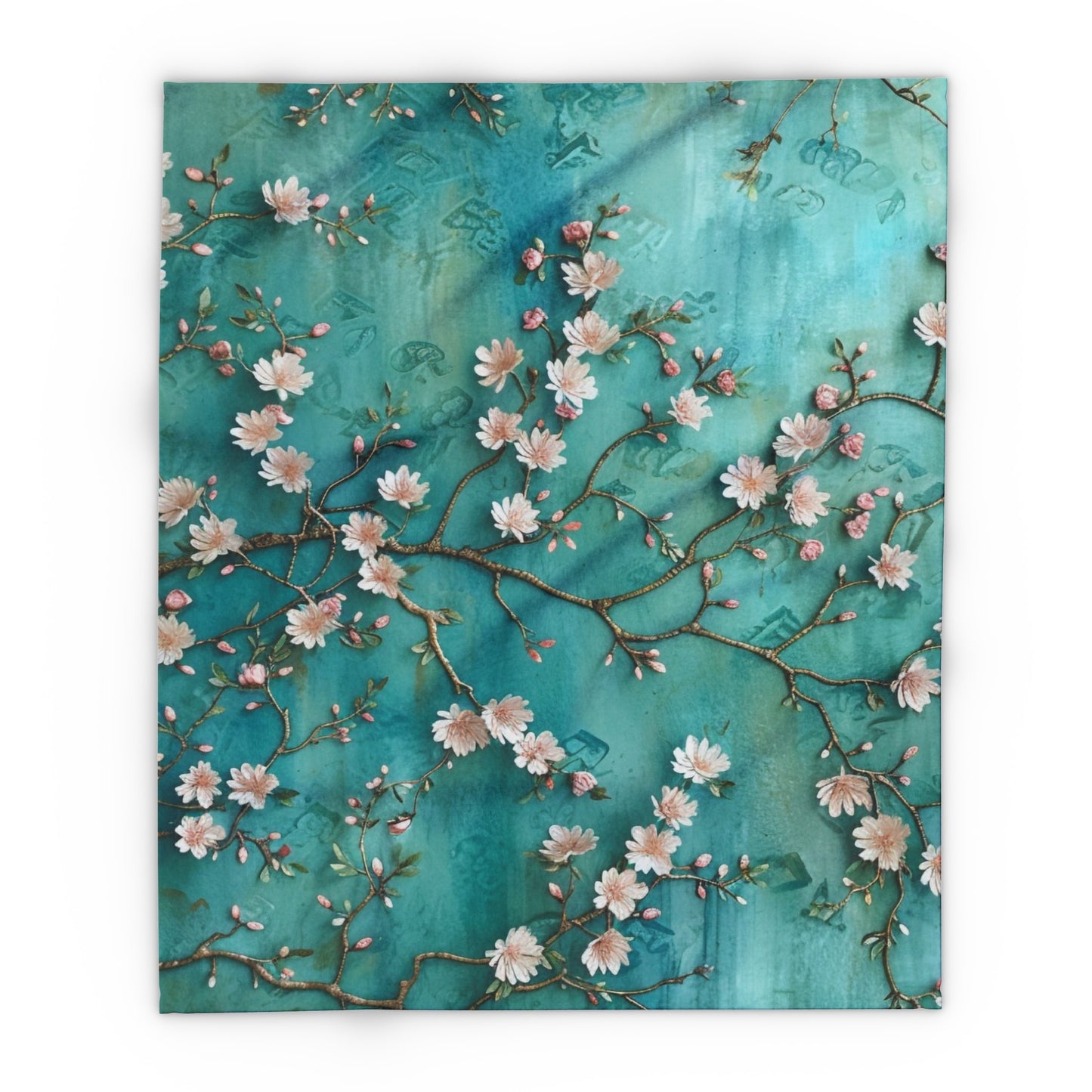 Floral Arctic Fleece Blanket - UK, EU