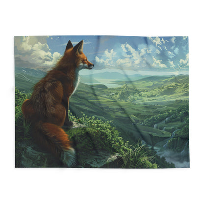 Valley View #3 Arctic Fleece Blanket - UK