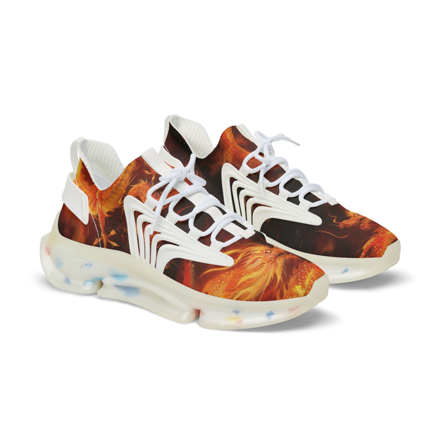 Dragon Design Sneakers  -  Men's Mesh Sneakers - China Only