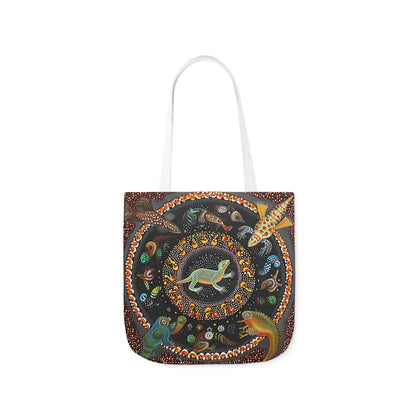 Native Australian Art #2 - Polyester Canvas Tote Bag (AOP)