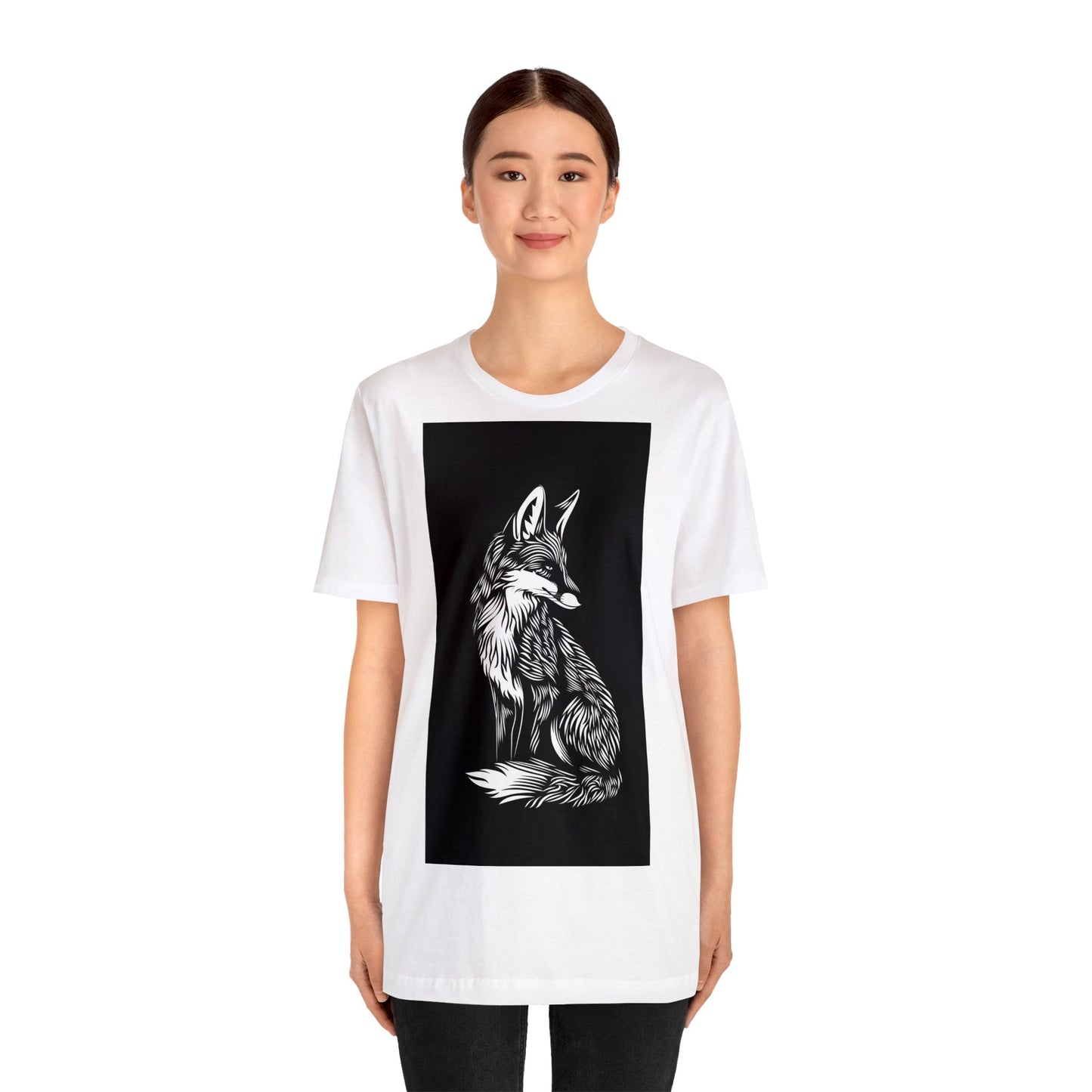 Fox Silhouette Unisex Jersey Short Sleeve Tee