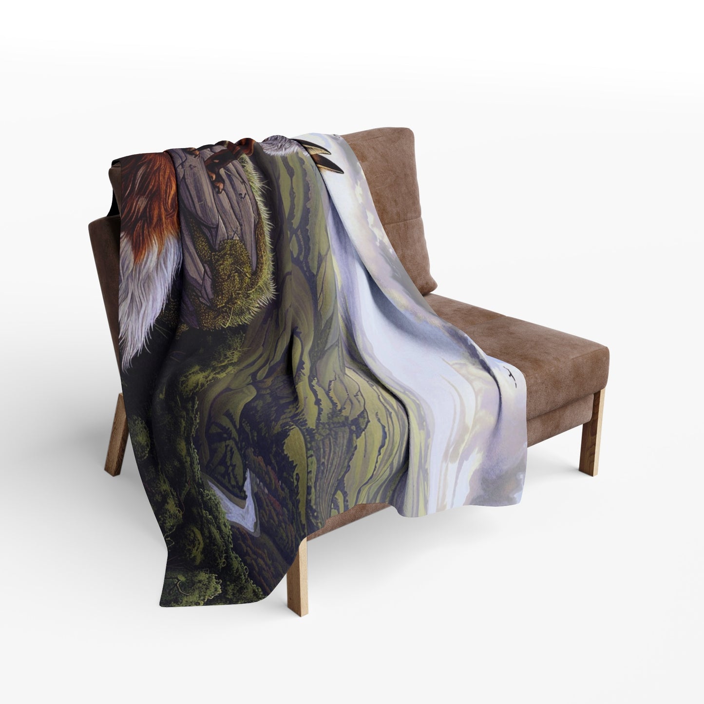 Valley View #1 Arctic Fleece Blanket - UK