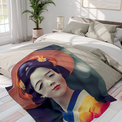 Geisha #3 Arctic Fleece Blanket