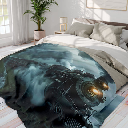 Steam Train #4 - Arctic Fleece Blanket - UK, USA
