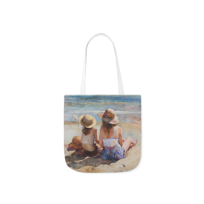 On The Beach - Polyester Canvas Tote Bag (AOP)