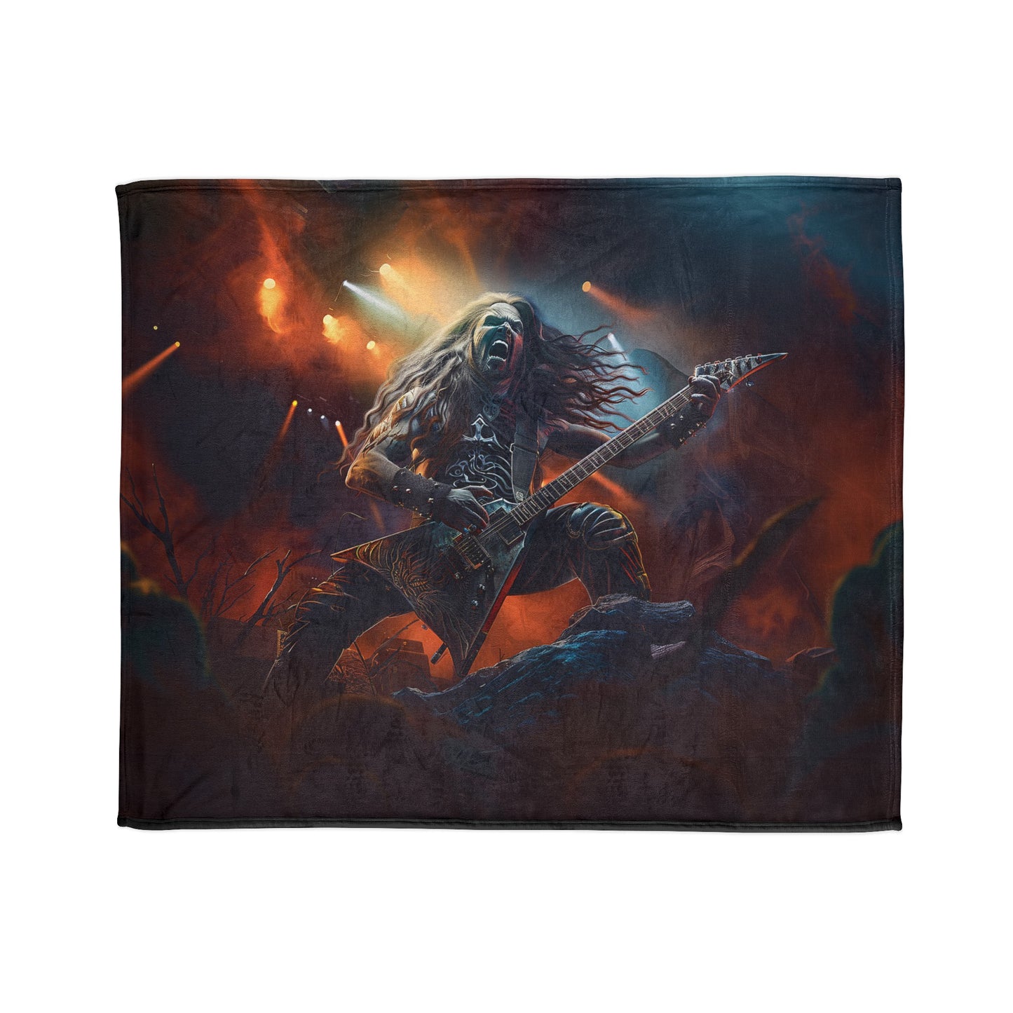 Heavy Metal- Soft Polyester Blanket USA