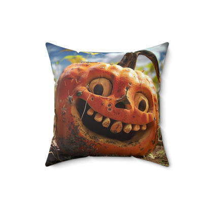 Halloween  - Spun Polyester Square Pillow - USA