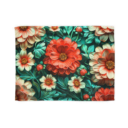 Chinoiserie #5 - Soft Polyester Blanket