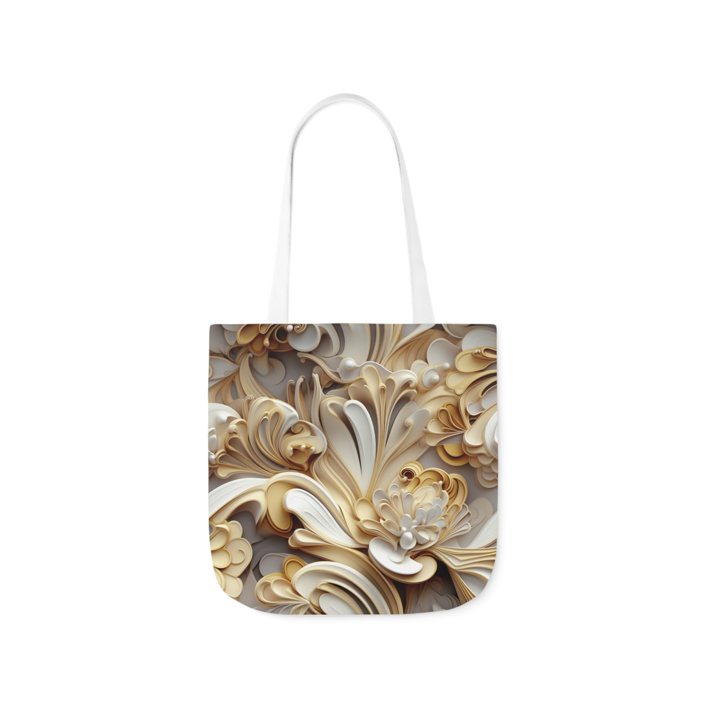 Brocade Design - Polyester Canvas Tote Bag (AOP)