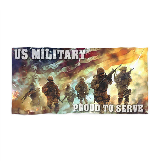US Military Beach Towel  -  USA Only