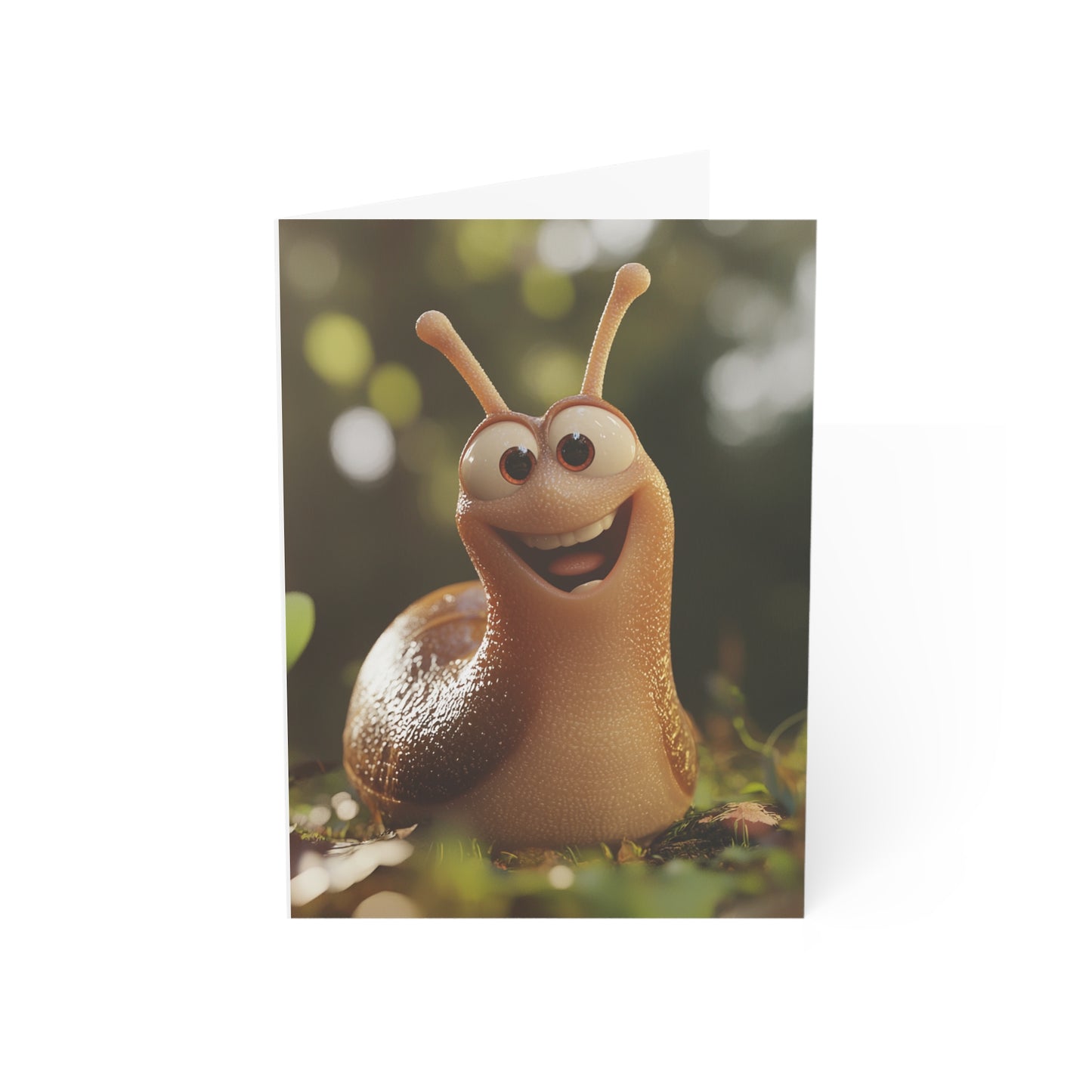 Happy Snail Blank Cards - Set of 1, 10, 30, or 50pcs for All Occasions - USA