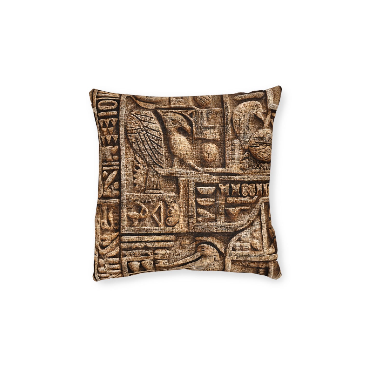 Ancient Egyptian Sandstone Love Letter - Square Pillow - UK