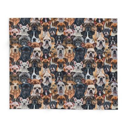 Dog Collage #2 Arctic Fleece Blanket - USA