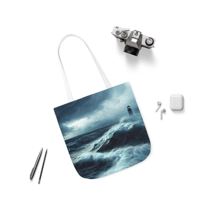 Seascape #2 - Polyester Canvas Tote Bag (AOP)