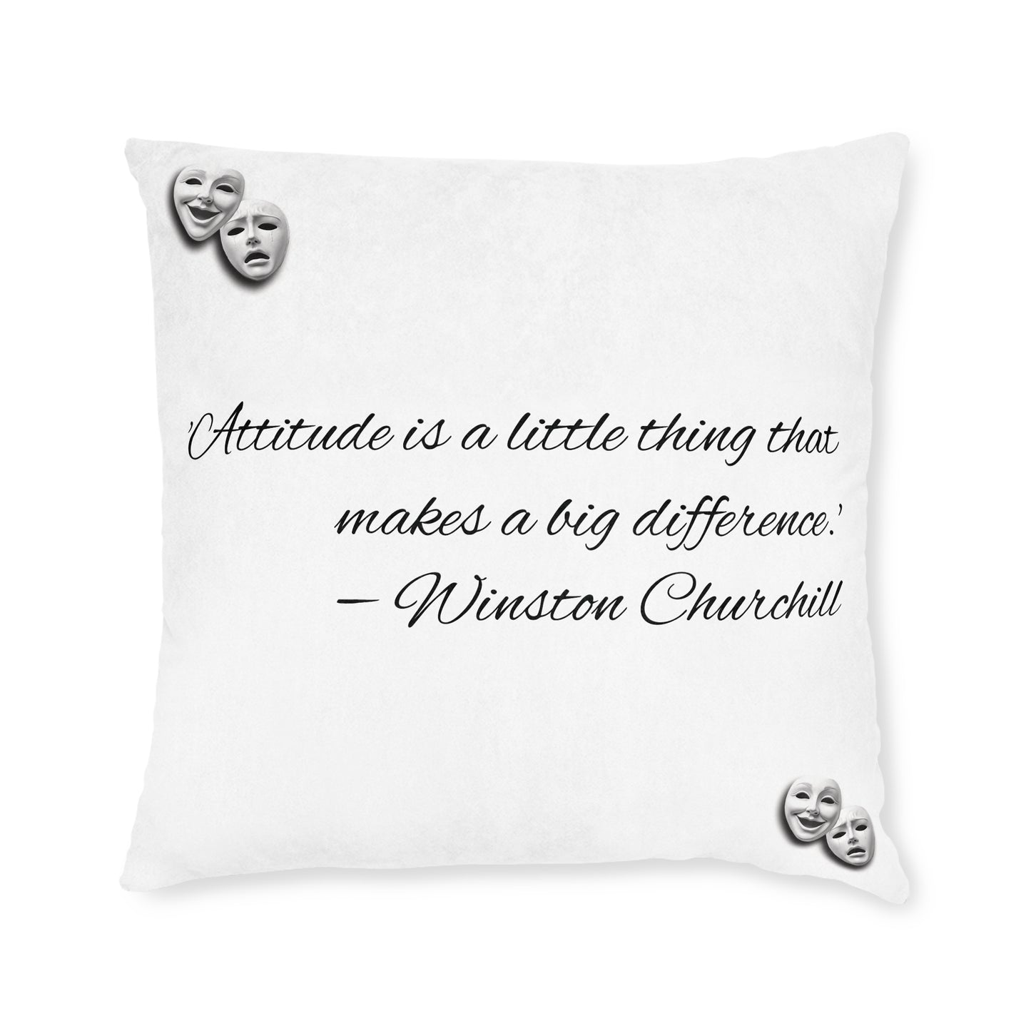 Famous Quotes 3 - Square Pillow UK