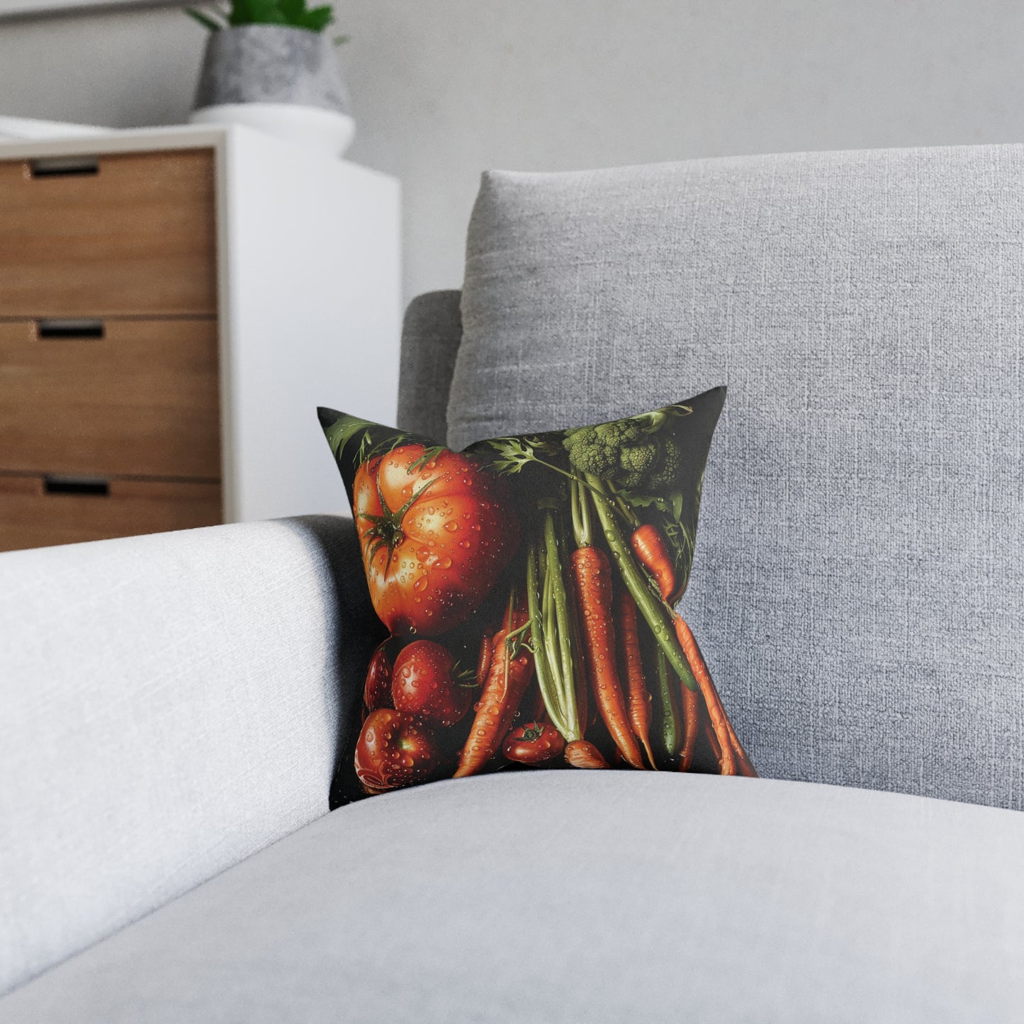 Healthy Diet - Square Pillow - UK