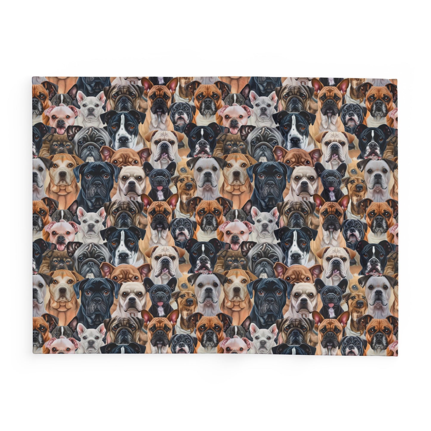 Dog Collage #2 Arctic Fleece Blanket - USA