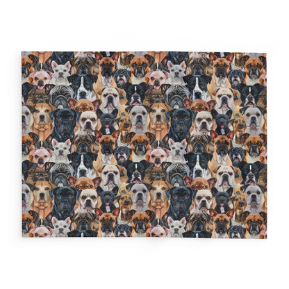 Dog Collage #2 Arctic Fleece Blanket - USA