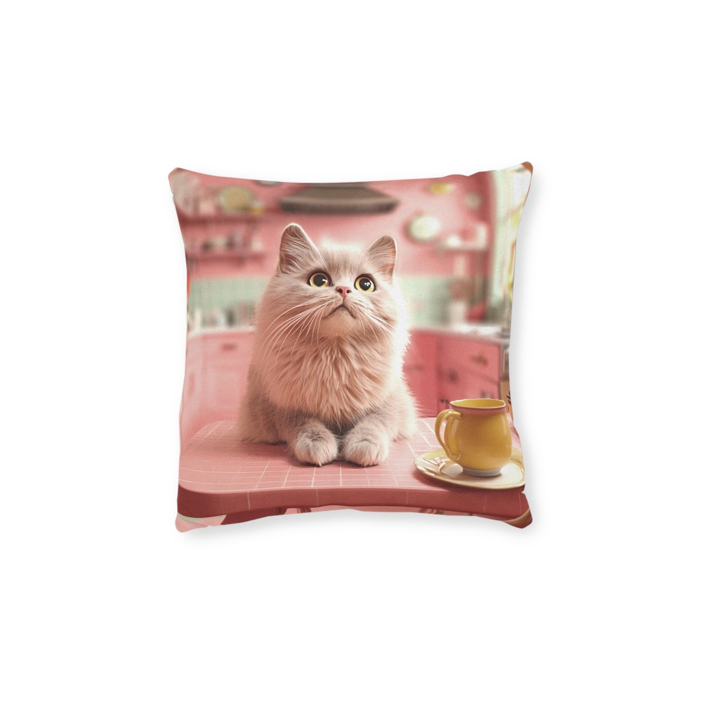 Cute Kitty 2 - Square Pillow UK