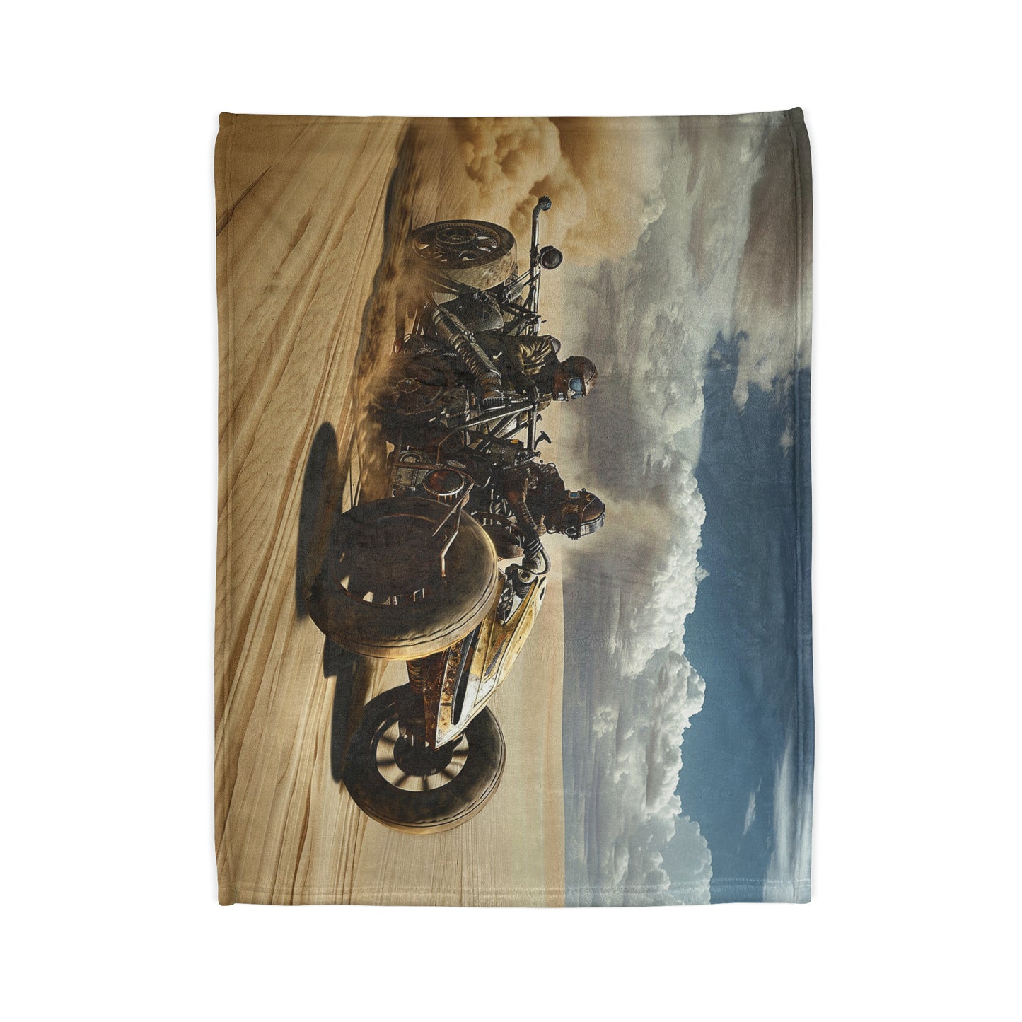 Steampunk Racer #3 - Soft Polyester Blanket