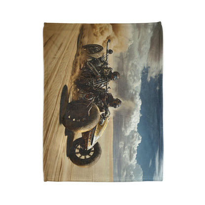 Steampunk Racer #3 - Soft Polyester Blanket