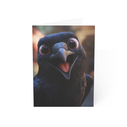 Happy Crow Greeting Cards - Set of 1, 10, 30, or 50pcs for All Occasions - USA