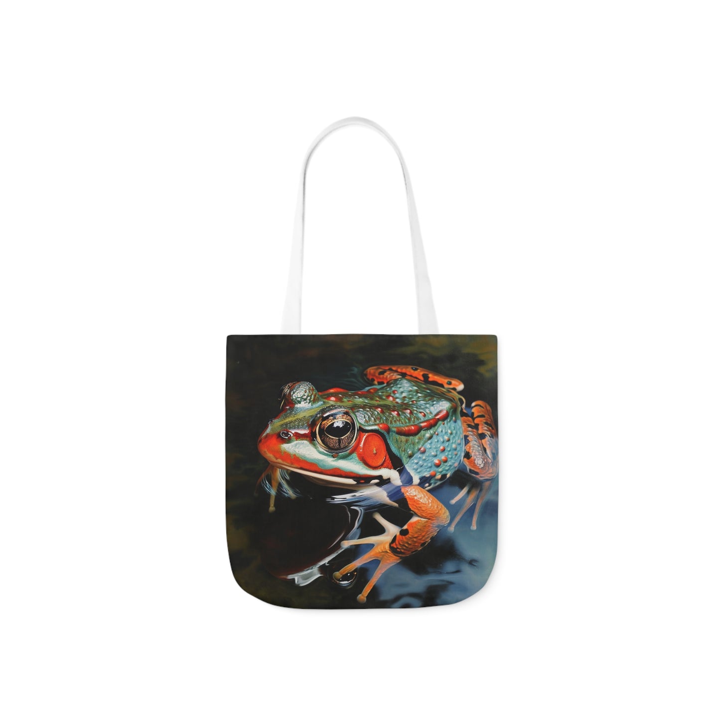 Frog - Polyester Canvas Tote Bag (AOP)