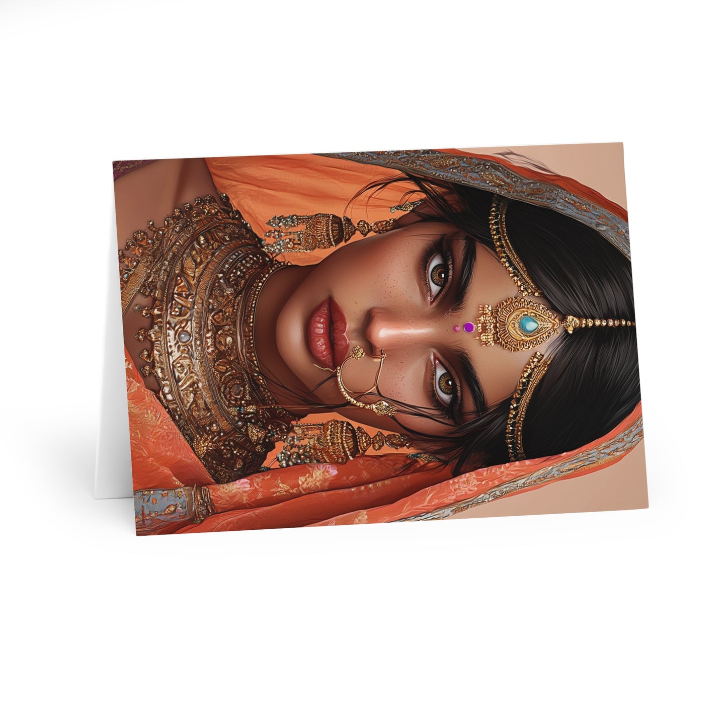Indian Girl 2 - Cards (5 Pack) - UK